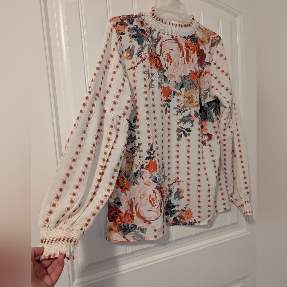 Floral Print Women's Top